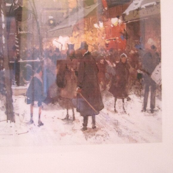 Antq/Vtg(1854-1941 era)Framed print of Porte Saint-Denis or LaPorte St Martin by - Picture 4 of 8